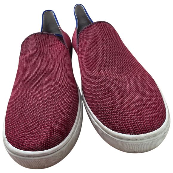 Rothy's The Sneaker Women's Size 10.5 US Red Garnet Burgundy Slip On Shoes - Picture 4 of 9